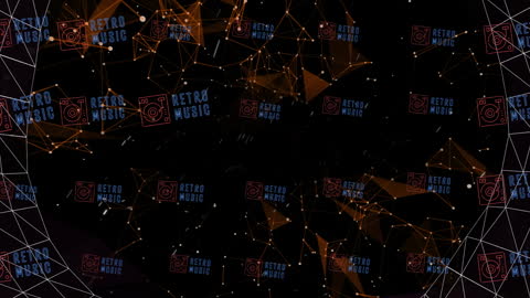 Retro Music Theme with Dynamic Connection Network