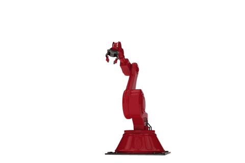 red robotic arm png on transparent background for technology projects - Download Free Stock Videos Pikwizard.com