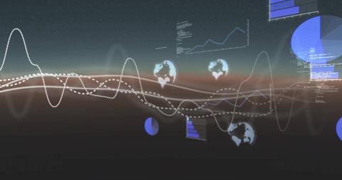 Global Data Visualization with Digital Interfaces and Narratives - Download Free Stock Images Pikwizard.com