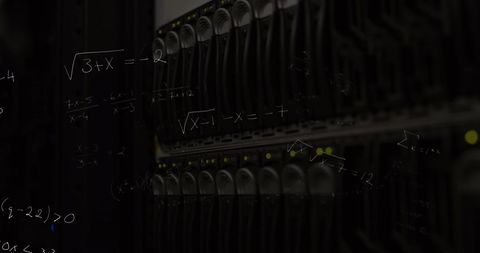 Mathematical Equations Overlaying Advanced Technology System - Download Free Stock Images Pikwizard.com