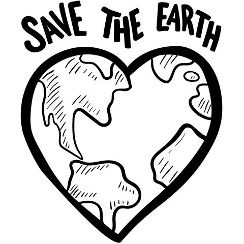 transparent heart symbol with save the earth message - Download Free Stock Videos Pikwizard.com