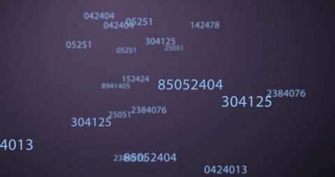 Dynamic Floating Numbers on Purple Technology Background - Download Free Stock Images Pikwizard.com
