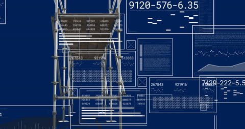 Digital Data Overlays on Construction Scaffolding