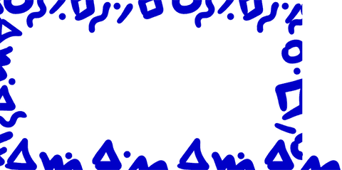 Blue Geometric Border Creating Transparent Frame - Download Free Stock Videos Pikwizard.com