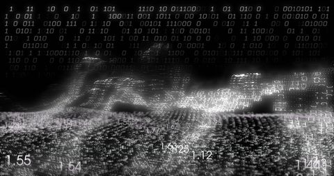 Innovative Digital Financial Data Processing with Binary Code Background - Download Free Stock Images Pikwizard.com