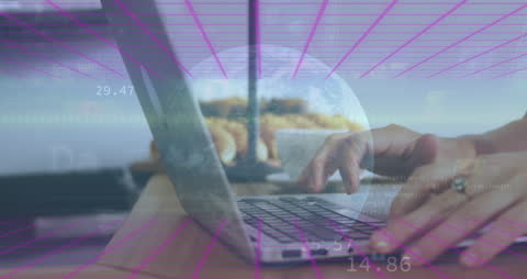 Digital Connections Network with Keyboard Interaction