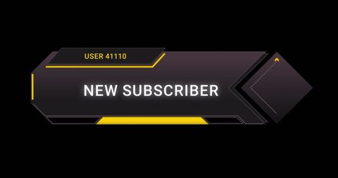 Futuristic Social Media Notification Graphic