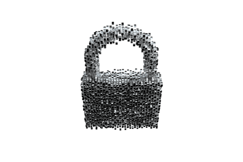 transparent digital-looking lock on black background - Download Free Stock Videos Pikwizard.com
