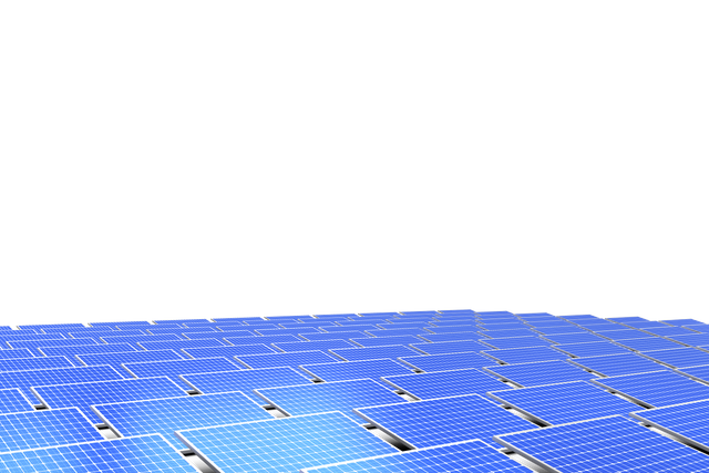 Digital Illustration of Solar Panels on Transparent Background for Ecology Concepts - Download Free Stock Videos Pikwizard.com