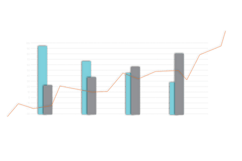 Financial Diagram Illustration on Transparent Background with Data Trends - Download Free Stock Videos Pikwizard.com