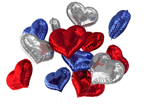 Colorful Heart Balloons On Transparent Background For Valentine's Day Celebrations - Download Free Stock Videos Pikwizard.com