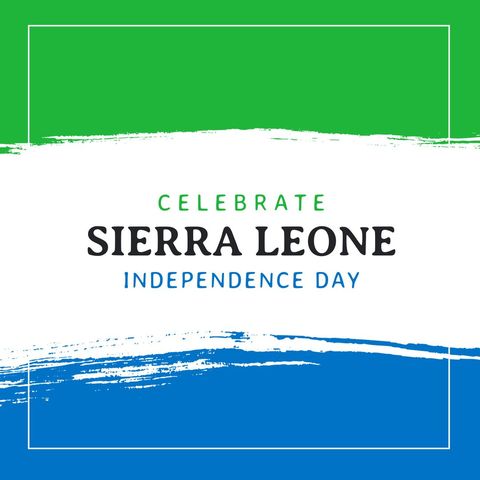 sierra leone independence day celebration poster design - Download Free Stock Templates Pikwizard.com