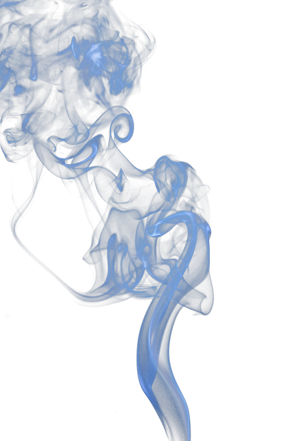 Digital blue smoke trails on transparent background for smoking and heating concepts - Download Free Stock Videos Pikwizard.com