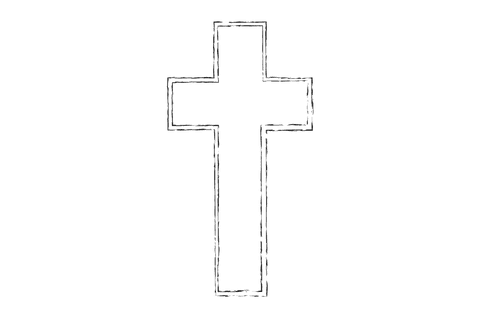 Black Cross Illustration on Transparent Background - Download Free Stock Videos Pikwizard.com