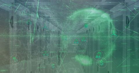 Digital Data Processing in Global Finance Technology - Download Free Stock Images Pikwizard.com