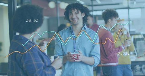Young Professionals Engaging with Financial Data in Modern Office - Download Free Stock Images Pikwizard.com