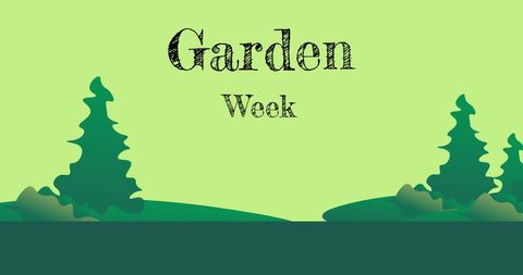 Garden Week Celebration with Green Landscape Design - Download Free Stock Images Pikwizard.com