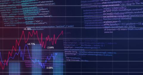 Dynamic Statistical Data Analysis on Digital Grid Network - Download Free Stock Images Pikwizard.com