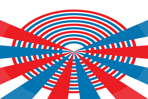 abstract red and blue circles on transparent background - Download Free Stock Videos Pikwizard.com