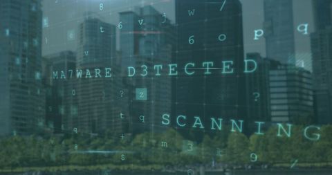 Digital Security Data Processing in Urban Cityscape - Download Free Stock Images Pikwizard.com