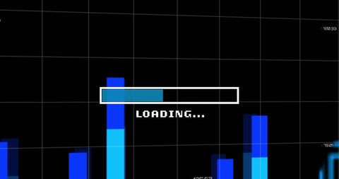 data loading bar with digital interface elements - Download Free Stock Images Pikwizard.com