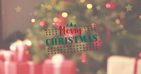 Merry Christmas Greeting over Festive Background - Download Free Stock Images Pikwizard.com