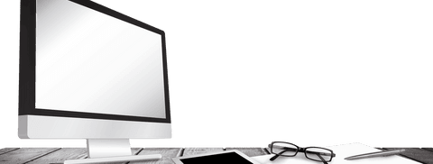 Transparent Office Workstation with Computer and Tablet - Download Free Stock Videos Pikwizard.com