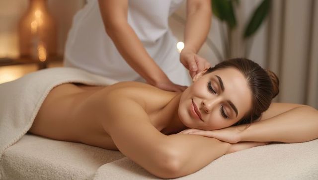 Relaxing spa therapy experience for mind and body