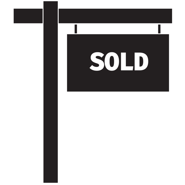 Sold Sign Post Graphic on Transparent Background for Real Estate Use - Download Free Stock Videos Pikwizard.com