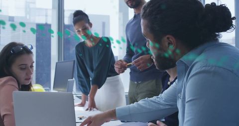 diverse business team working with digital financial data concepts - Download Free Stock Images Pikwizard.com