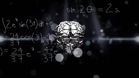 Rotating Metallic Brain and Mathematical Equations