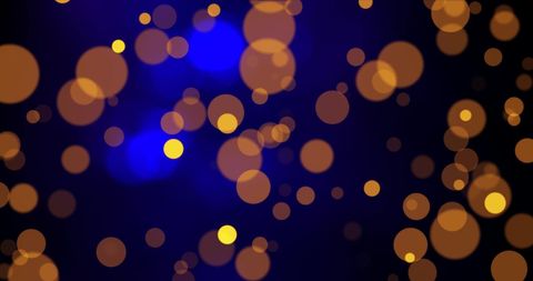 Bokeh Lights Glowing on Dark Blue Background - Download Free Stock Images Pikwizard.com
