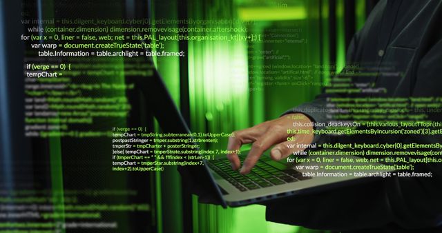 Cybersecurity Expert Reviewing Code on Laptop - Download Free Stock Photos Pikwizard.com