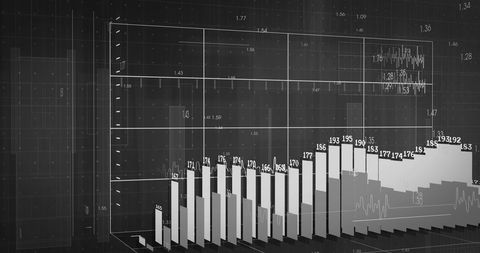 Abstract Financial Data Analysis with Charts - Download Free Stock Images Pikwizard.com