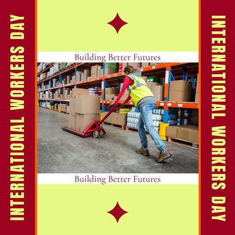 international workers day warehouse celebration - Download Free Stock Templates Pikwizard.com