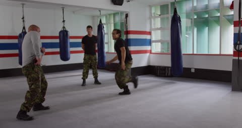 Self-Defense Training in Gym with Focus on Knife Defense Techniques