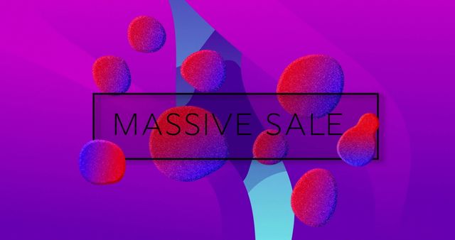 Vibrant Massive Sale Banner with Abstract Background - Download Free Stock Images Pikwizard.com