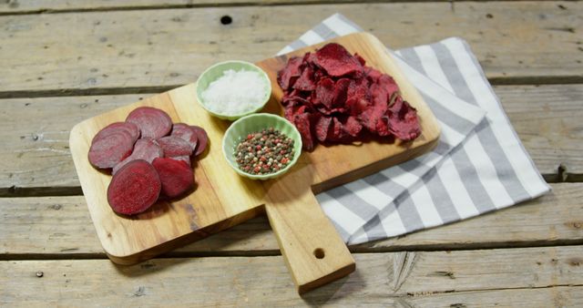 Rustic Beet Preparation on Wooden Cutting Board - Download Free Stock Images Pikwizard.com