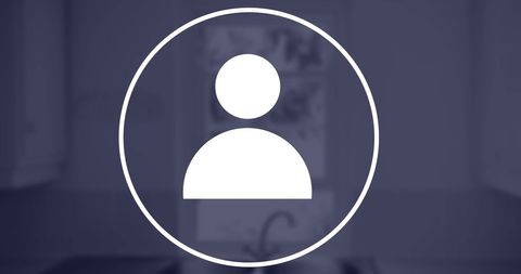 Financial Data Processing Network in Modern Office Concept