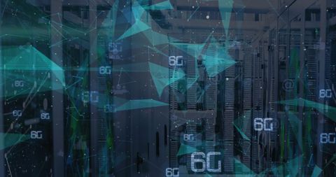 Futuristic 6G Technology in Modern Server Room - Download Free Stock Images Pikwizard.com