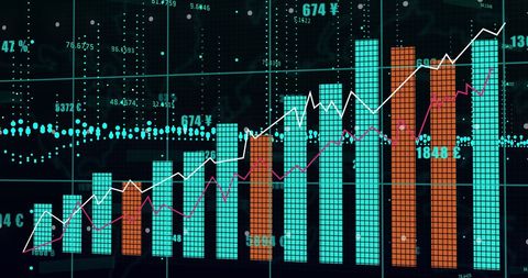 Statistical Financial Data Analysis on Digital Grid - Download Free Stock Images Pikwizard.com