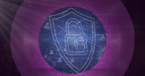 Digital Security Concept with Network Connections - Download Free Stock Images Pikwizard.com