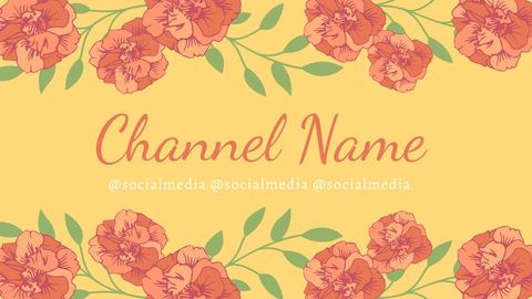 Floral Design for Social Media Branding and Events - Download Free Stock Templates Pikwizard.com