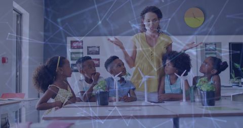 Diverse Classroom Learning Renewable Energy Concepts