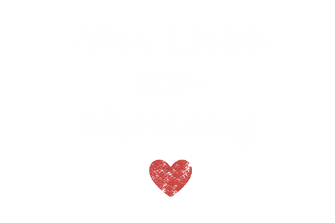 Transparent mother's day digital text with heart illustration