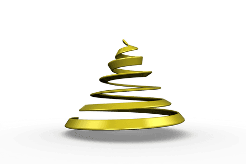 Transparent Digital Yellow Christmas Tree Illustration Isolated - Download Free Stock Videos Pikwizard.com