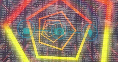 Futuristic Virtual Dashboard Display Data Cyberspace