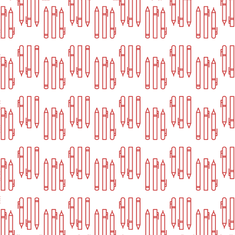 Seamless Transparent Red Pen Illustrated Pattern for Background Use - Download Free Stock Videos Pikwizard.com