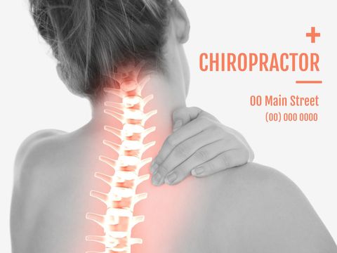 spine pain relief chiropractic wellness massage woman - Download Free Stock Templates Pikwizard.com