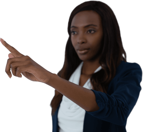 Businesswoman Using Transparent Digital Interface Screen - Download Free Stock Videos Pikwizard.com